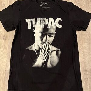2Pac Black Graphic T-Shirt